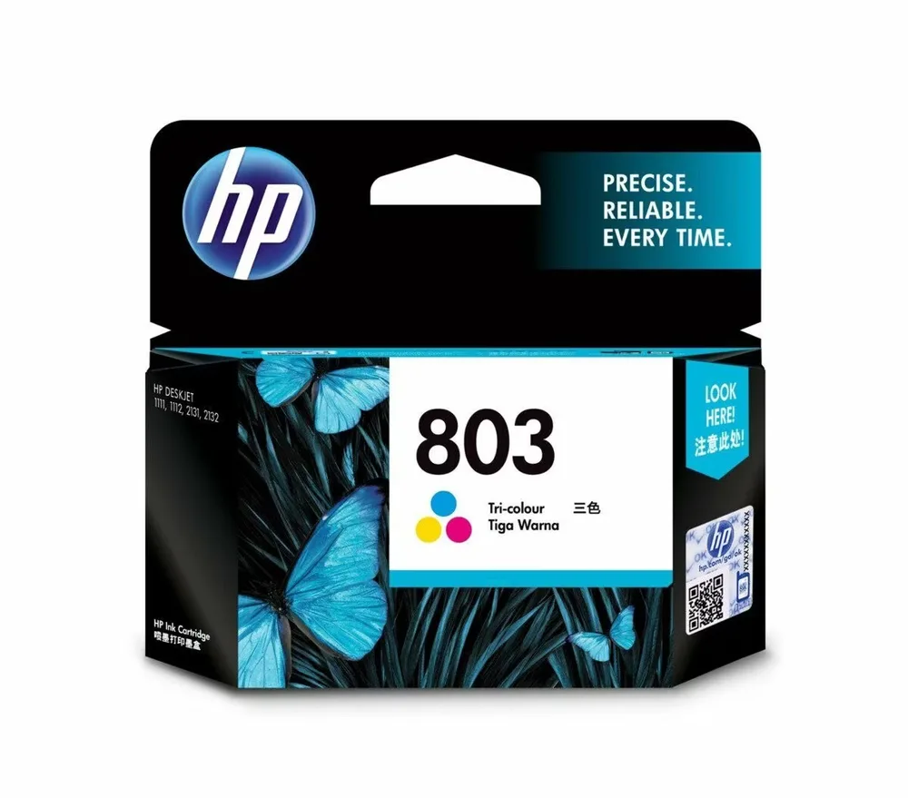 HP 803 Tri-color Original Ink Cartridge