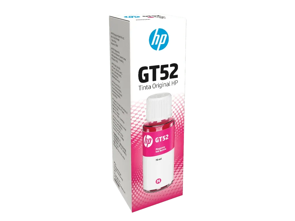 HP GT52 Magenta Original Ink Bottle