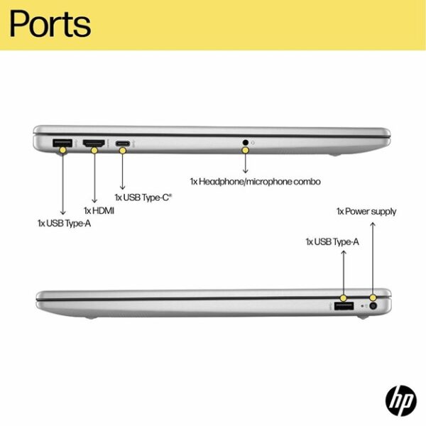 HP Laptop 15-fd0186TU, Silver - Image 5